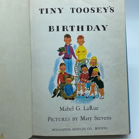 1950s Tiny Toosey’s Birthday Primary Grade Hardcover Reader - Picture 3 of 12